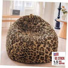  Faux Fur Leopard Print Bean