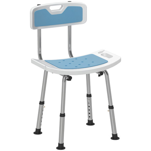 Homcom shower stool - shower,
