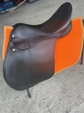 Cliff Barnsby GP Saddle 17.5 Inch Brown