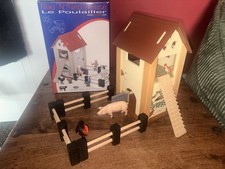 Toy van wooden farm hog - wooden,