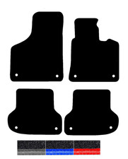 Fit For Audi A3 Sportback 2004-2013 Fully Tailored Carpet Car Floor Mats
