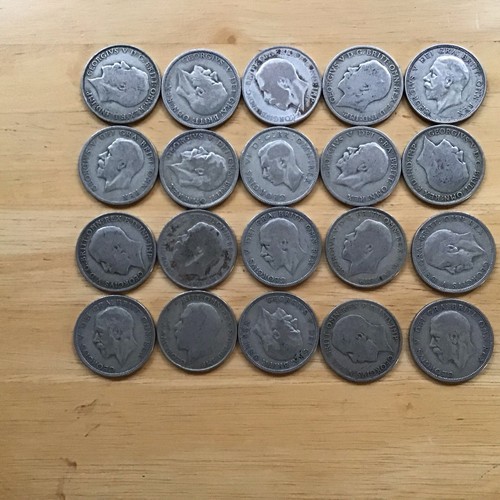 Pre 1947 silver florins - silver, (20)