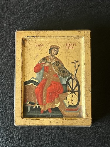 Vintage byzantine icon - byzantine,