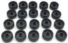 Lego 20 New Black Wheels 24 x