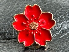 Small cute red flower poppies