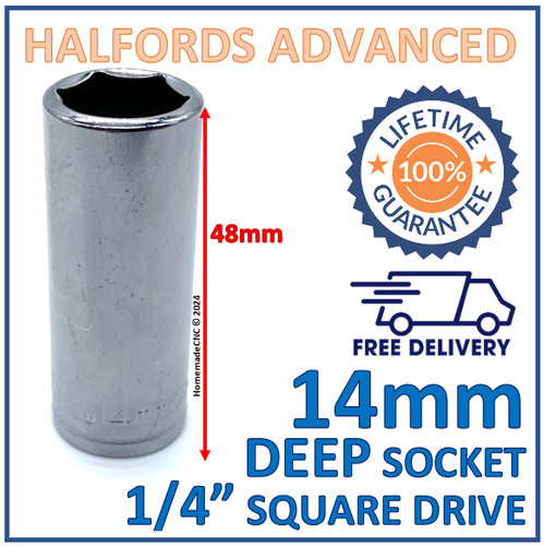 Halfords advanced 14mm - advanced, 1/4"