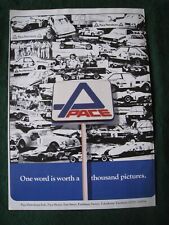 PACE PETROLEUM ONE WORD THOUSAND PICTURES ADVERT A4 SIZE FILE 19