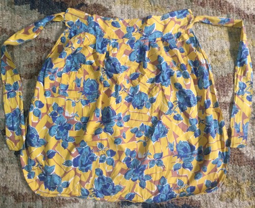 True vtg 50s 60s floral - 50s, fabric