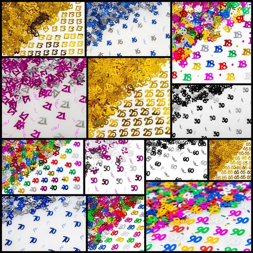Table confetti birthday party - table,