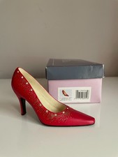 Collectable The Leonardo Collection If the Shoe Fits Red & Gold Sparkle Heel