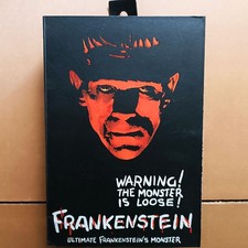 NECA Ultimate Frankenstein’s Monster Black & White 7" Action Figure In Stock