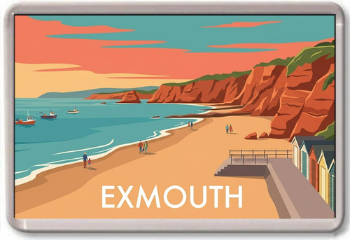 Fridge magnet exmouth - magnet,