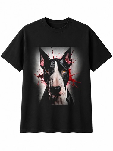 Bull terrier fantasy art dog - bull,