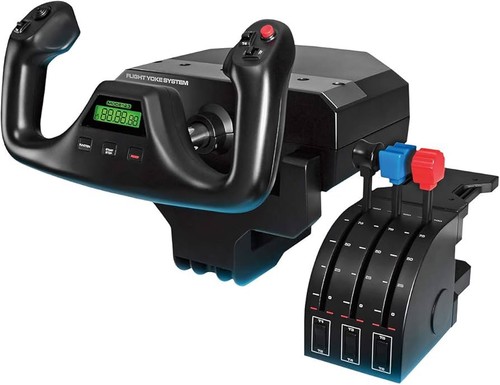 Logitech flight yoke system - flight,