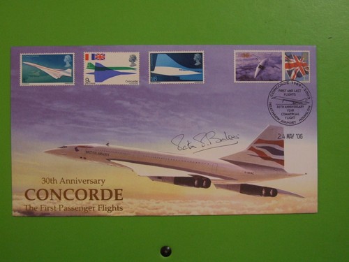 Buckingham fdc concorde signed - fdc,