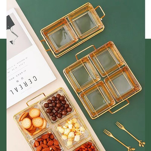 Portable glass serving dish - portable,