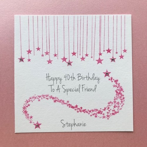 Personalised birthday card - personalised,