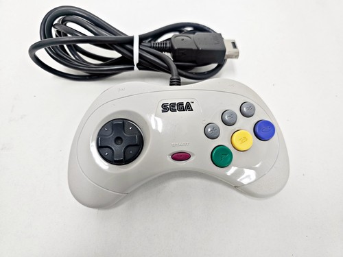 Sega saturn controller white - controller,