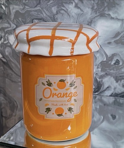 Orange marmalade jam jar oil - orange,