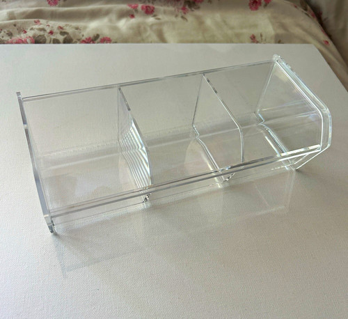 Clear acrylic make - acrylic, make-up