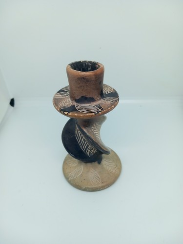Vintage soapstone candlestick - vintage,