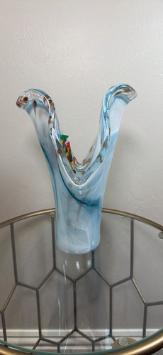 Elegant teal italian murano - italian,