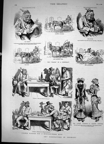 Antique print art - art, caricature