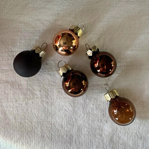 Small glass christmas hanging - glass,