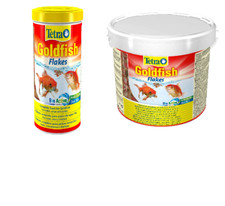 Tetra goldfish flake food - tetra,
