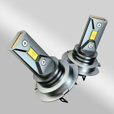 2x H7 LED CSP Chip Car Front Headlight Kit High/Low Beam Bulbs White 6500K 12V