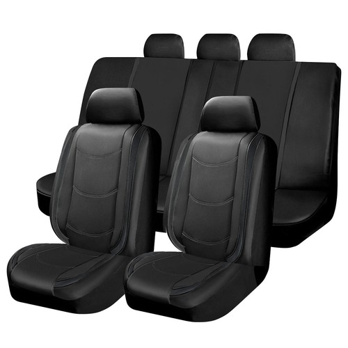Puleather front rear 9pcs - rear, car