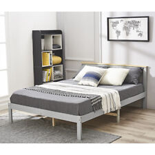 Panana Grey/Wood Double Bed
