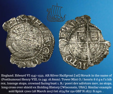 1547-1553 England Edward VI AR