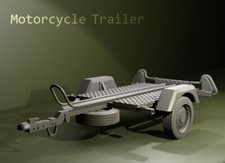 1/24 scale:  Motorbike Trailer