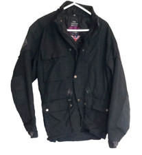British Made Scott Leathers Black Motorcycle Jacket Size S (Small)
