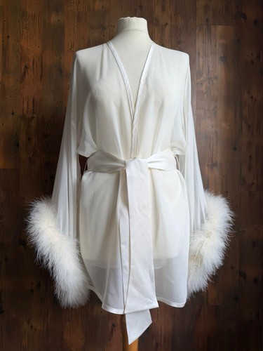 Diana silk and marabou feather - and,