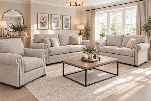 Beige traditional piece - beige,