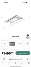 Faber Compact 90cm Ceiling Extractor Hood Heaven Model 350.0504.298