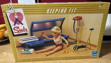 Vintage Boxed Pedigree Sindy Doll Keeping Fit Playset. Tested And Working.