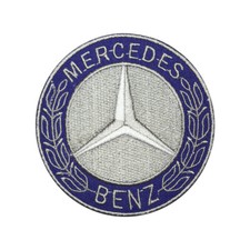 Mercedes Motor Car Brand Logo Patch Iron On Patch Sew On Embroidered Patch