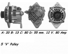WAI Alternator for Subaru