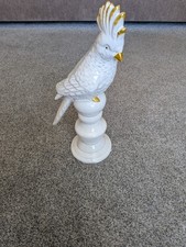 Porcelain Cockatoo Figurine