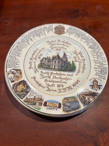 Decorated plate - decorated,