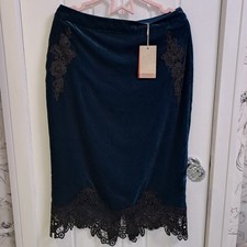 Monsoon Velvet Lace Pencil