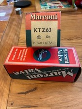 Thermionic valves, 2x Marconi