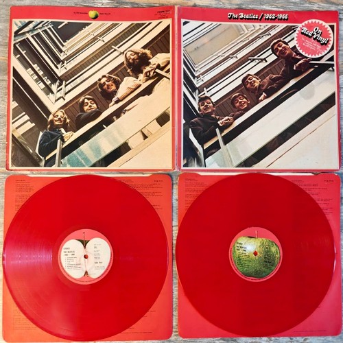Rare the beatles 1962 1966 - beatles, red