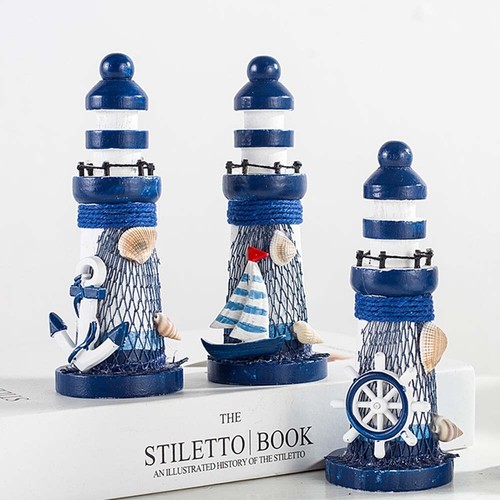 Mini wooden lighthouse - wooden,