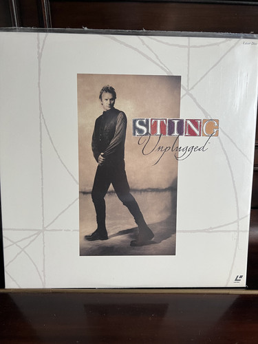 Sting unplugged laserdisc - sting,
