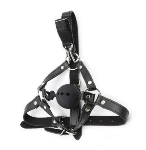 Silicon ball gag holes - silicon, 3