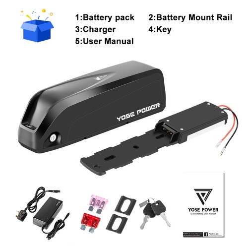 36v18ah downtube electric bike - downtube,